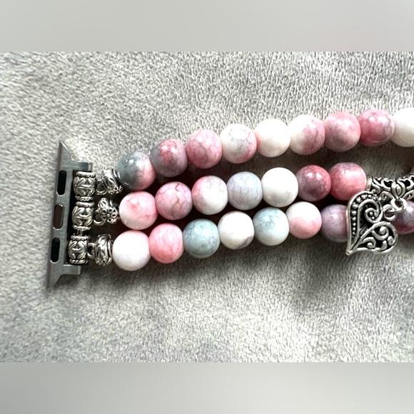 Cape Diablo Pastel Love Stretch Apple Watch Strap - Picture 4 of 6